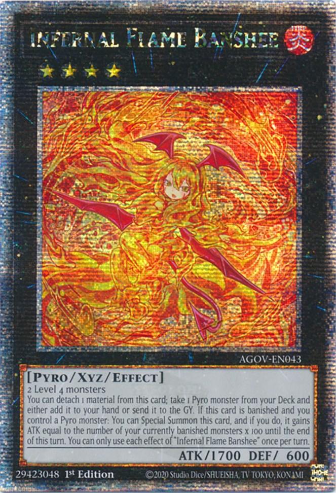 Infernal Flame Banshee (Quarter Century Secret Rare) [AGOV-EN043] Quarter Century Secret Rare - POKÉ JEUX