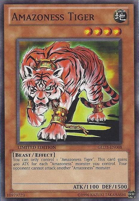 Amazoness Tiger [GLD3-EN008] Common - POKÉ JEUX