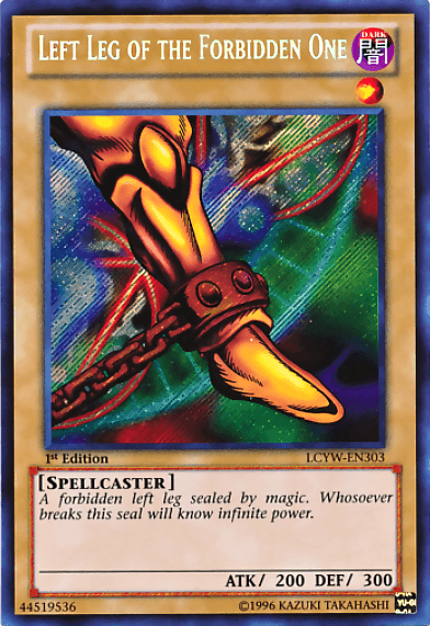 Left Leg of the Forbidden One [LCYW-EN303] Secret Rare - POKÉ JEUX