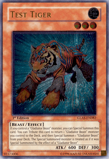 Test Tiger [GLAS-EN082] Ultimate Rare - POKÉ JEUX