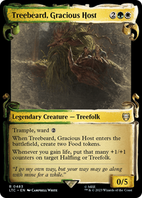 Treebeard, Gracious Host [The Lord of the Rings: Tales of Middle-Earth Commander Showcase Scrolls]