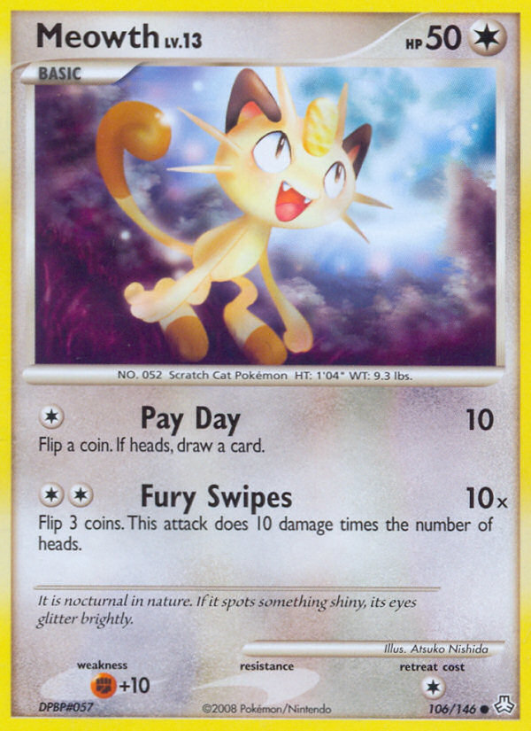 Meowth (106/146) [Diamond & Pearl: Legends Awakened]