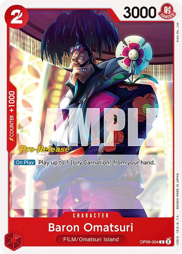 Baron Omatsuri [Wings of the Captain Pre-Release Cards] - POKÉ JEUX