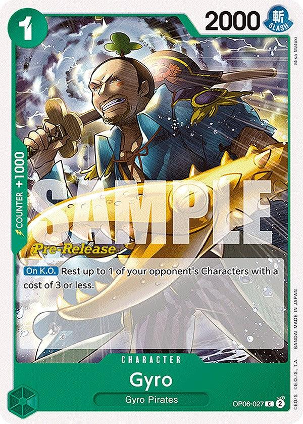 Gyro [Wings of the Captain Pre-Release Cards] - POKÉ JEUX