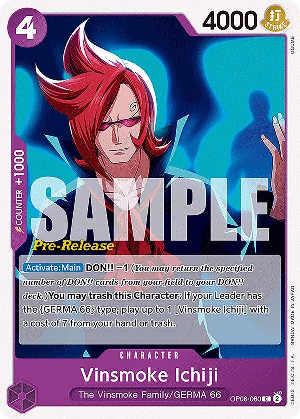 Vinsmoke Ichiji [Wings of the Captain Pre-Release Cards] - POKÉ JEUX