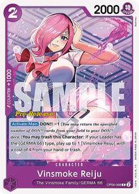 Vinsmoke Reiju [Wings of the Captain Pre-Release Cards] - POKÉ JEUX