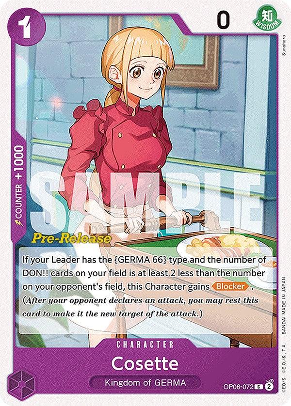 Cosette [Wings of the Captain Pre-Release Cards] - POKÉ JEUX