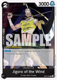 Jigoro of the Wind [Wings of the Captain Pre-Release Cards] - POKÉ JEUX