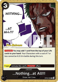 ...Nothing...at All!!! [Wings of the Captain Pre-Release Cards] - POKÉ JEUX