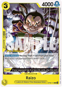 Raizo [Wings of the Captain Pre-Release Cards] - POKÉ JEUX