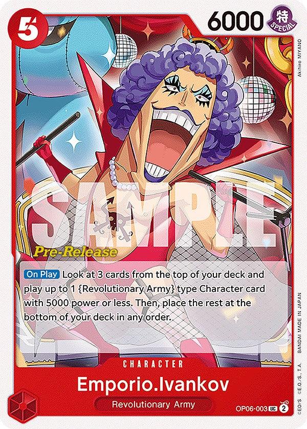 Emporio.Ivankov [Wings of the Captain Pre-Release Cards] - POKÉ JEUX