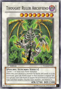 Thought Ruler Archfiend [TDGS-EN044] Ultra Rare - POKÉ JEUX