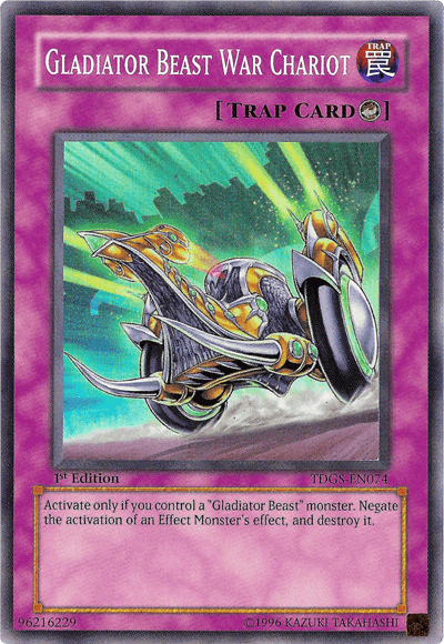 Gladiator Beast War Chariot [TDGS-EN074] Super Rare - POKÉ JEUX