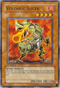 Volcanic Slicer [FOTB-EN012] Rare - POKÉ JEUX