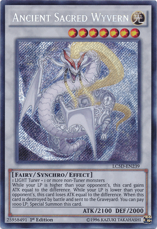 Ancient Sacred Wyvern [LC5D-EN239] Secret Rare - POKÉ JEUX