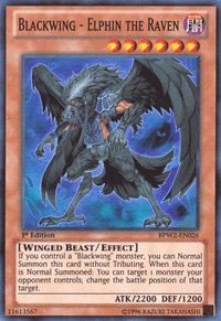 Blackwing - Elphin the Raven [BPW2-EN026] Super Rare - POKÉ JEUX