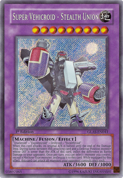 Super Vehicroid - Stealth Union [GLAS-EN041] Secret Rare - POKÉ JEUX