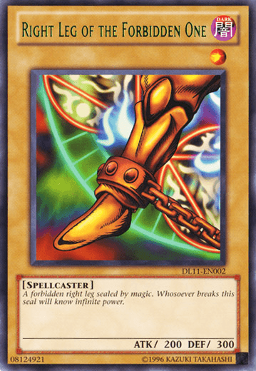 Right Leg of the Forbidden One (Green) [DL11-EN002] Rare - POKÉ JEUX