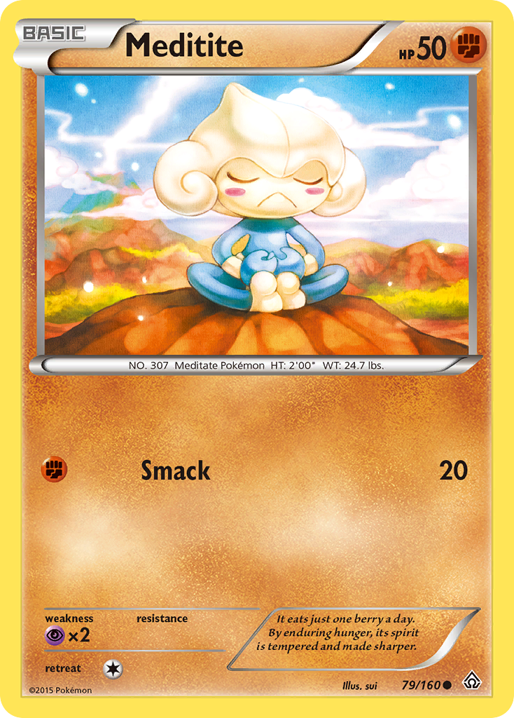 Meditite (79/160) [XY: Primal Clash]