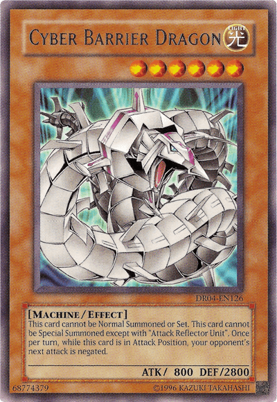 Cyber Barrier Dragon [DR04-EN126] Rare - POKÉ JEUX