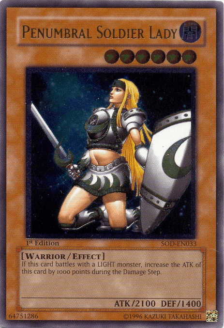 Penumbral Soldier Lady [SOD-EN033] Ultimate Rare - POKÉ JEUX