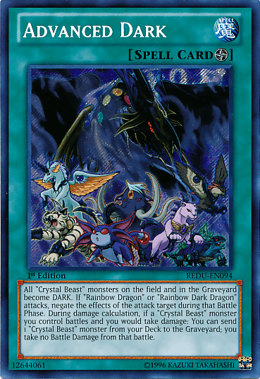 Advanced Dark [REDU-EN094] Secret Rare - POKÉ JEUX