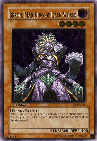 Brron, Mad King of Dark World [EEN-EN022] Ultimate Rare - POKÉ JEUX