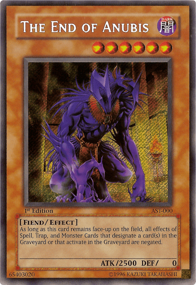 The End of Anubis [AST-000] Secret Rare - POKÉ JEUX