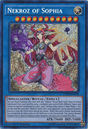 Nekroz of Sophia [CROS-EN038] Secret Rare - POKÉ JEUX