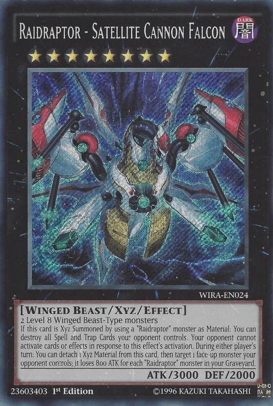 Raidraptor - Satellite Cannon Falcon [WIRA-EN024] Secret Rare - POKÉ JEUX