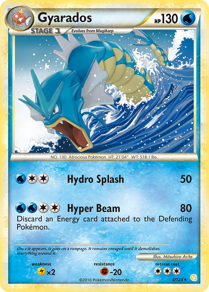 Gyarados (4/123) [HeartGold & SoulSilver: Base Set]