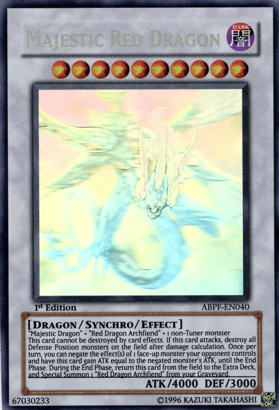 Majestic Red Dragon [ABPF-EN040] Ghost Rare - POKÉ JEUX