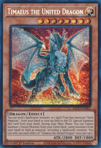 Timaeus the United Dragon [MP23-EN003] Prismatic Secret Rare - POKÉ JEUX