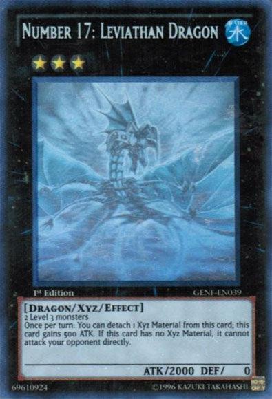 Number 17: Leviathan Dragon [GENF-EN039] Ghost Rare - POKÉ JEUX