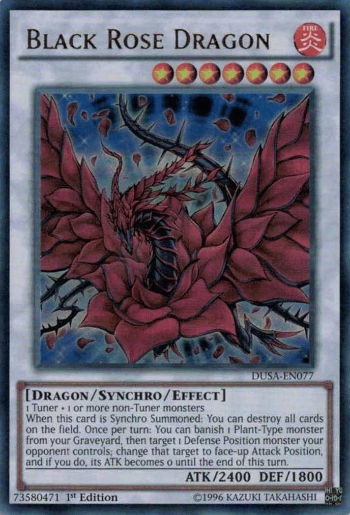 Black Rose Dragon [DUSA-EN077] Ultra Rare - POKÉ JEUX