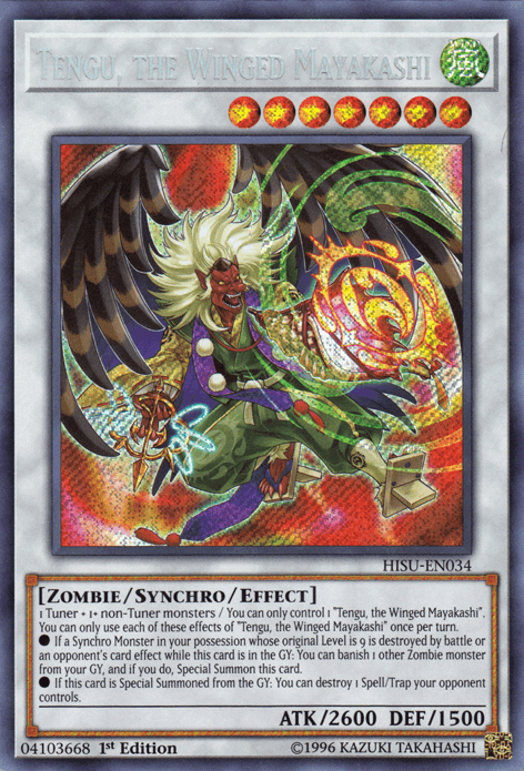 Tengu, the Winged Mayakashi [HISU-EN034] Secret Rare - POKÉ JEUX