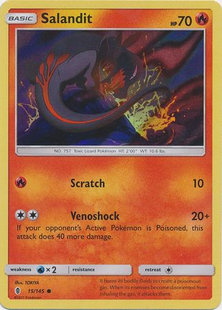 Salandit (15/145) (Collection Promo) [Sun & Moon: Guardians Rising]