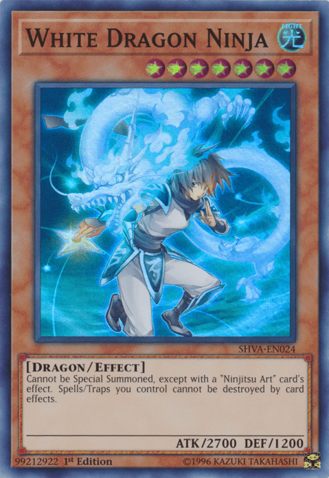 White Dragon Ninja [SHVA-EN024] Super Rare - POKÉ JEUX