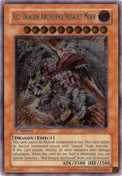 Red Dragon Archfiend/Assault Mode [CRMS-EN004] Ultimate Rare - POKÉ JEUX