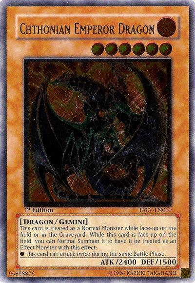 Chthonian Emperor Dragon [TAEV-EN019] Ultimate Rare - POKÉ JEUX