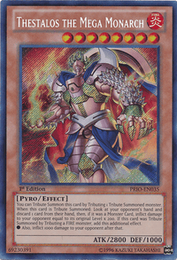 Thestalos the Mega Monarch [PRIO-EN035] Secret Rare - POKÉ JEUX