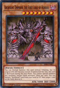 Archfiend Emperor, the First Lord of Horror [SR06-EN007] Common - POKÉ JEUX