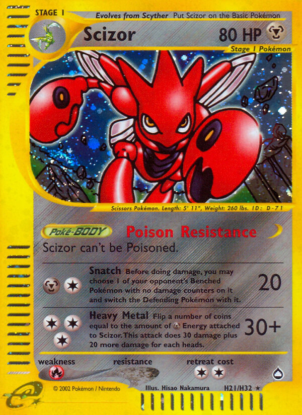 Scizor (H21/H32) [Aquapolis]