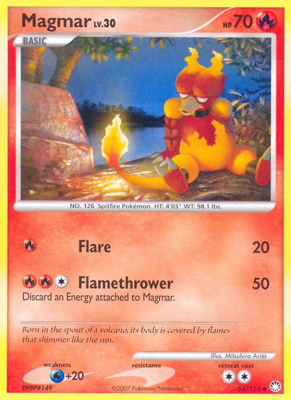 Magmar (54/123) [Diamond & Pearl: Mysterious Treasures]