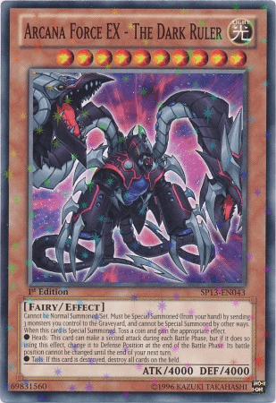 Arcana Force EX - The Dark Ruler [SP13-EN043] Starfoil Rare - POKÉ JEUX