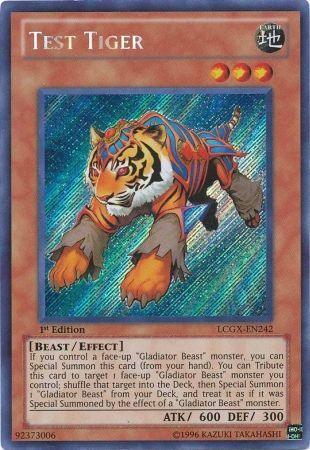 Test Tiger [LCGX-EN242] Secret Rare - POKÉ JEUX