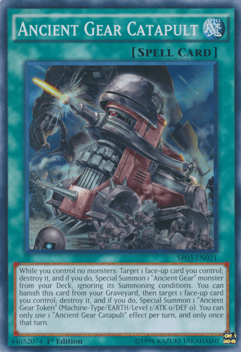 Ancient Gear Catapult [SR03-EN021] Super Rare - POKÉ JEUX