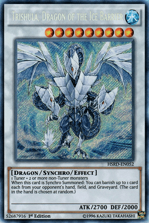 Trishula, Dragon of the Ice Barrier [HSRD-EN052] Secret Rare - POKÉ JEUX