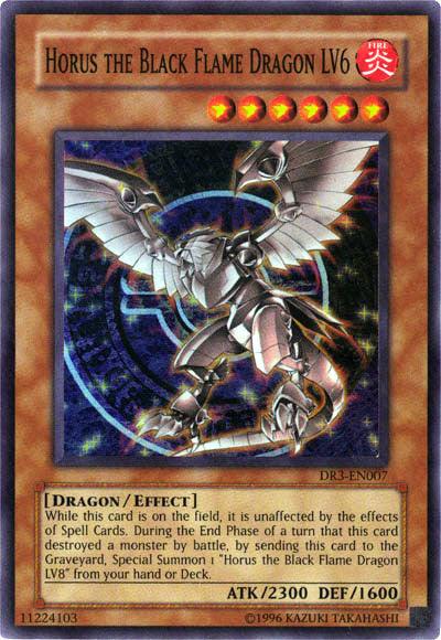 Horus the Black Flame Dragon LV6 [DR3-EN007] Super Rare - POKÉ JEUX