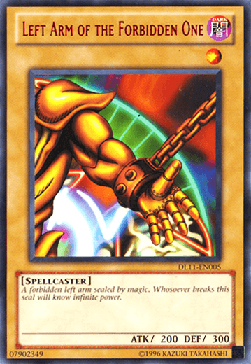 Left Arm of the Forbidden One (Red) [DL11-EN005] Rare - POKÉ JEUX